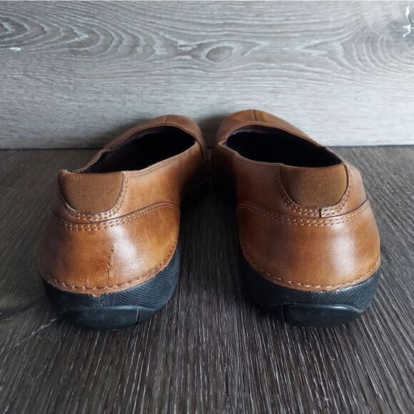 Merrell Apure Saddle Loafers Women's Size 9 Brown Leather Casual Slip Ons - Picture 5 of 13